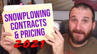 Snowplowing Contracts & Pricing Updates 2021