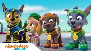 PAW Patrol : La Pat' Patrouille | Les chiots font du sport dans la neige ️ | Nickelodeon Jr. France