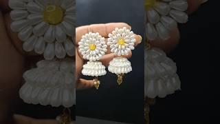 Diy earrings jhumki  #shorts #earrings #diyearrings #jhumka #earringmaking #handmade #creative #yt