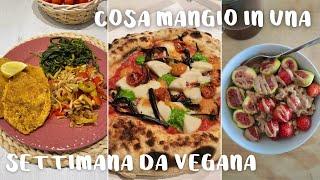 COSA MANGIO IN UNA SETTIMANA, anzi 8 giorni | 24 pasti VEGAN | con verdure dal mio orto