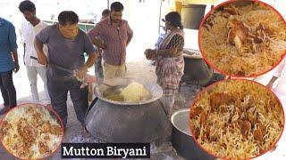 Hyderabadi Mutton Dum Biryani making Process | حيدر آباد لحم ضأن دوم برياني صنع عملية | Hai Foodies