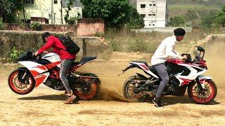 KTM RC200 VS PULSAR RS200 TOCHAN TEST || TUG OF WARS ||