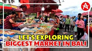 Biggest traditional market in Bali