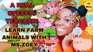 Speech Therapy for Baby (Abc learning for toddlers animals)