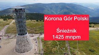 Korona Gór Polski. Tym razem Śnieżnik 1425 mnpm najwyższy szczyt w masywie Śnieżnika.