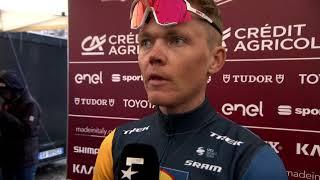 Toms Skujiņš - Interview before the race - Strade Bianche 2024