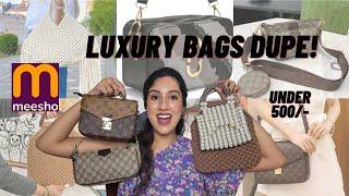 Most Affordable *LUXURY BAGS* Dupe From Meesho  Meesho Bags Haul #meeshohaul