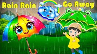 बारिश बारिश  Rain Rain Go Away -  Hindi Rhymes For Children -  Riya Kids Tv   Nursery Rhymes