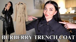 Burberry Kensington Trench coat & The Frankie Shop Trench