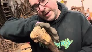 Irish stick making - full unedited rasping vid. - watch till end a lot of value.