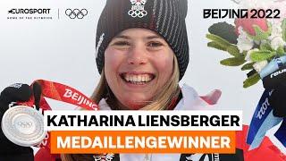 Katharina Liensberger Sichert Sich Slalom-Silber In Herzschlagfinale | Olympische Winterspiele 2022