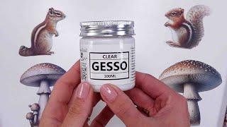 Do we REALLY need a clear gesso ? and WHY ? - for art journaling & collage