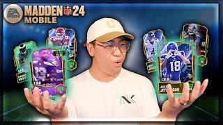 MADDEN MOBILE 24 HUGE TEAM UPGRADES!! 10 ICONICS PULLS!!