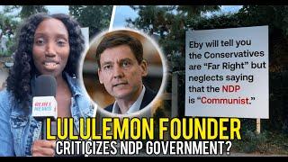Anti-NDP ‘Communist’ Sign Appears Outside Lululemon Founder’s Mansion