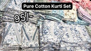 95/- REAL PURE JAIPURI KURTI COLLECTION OF BEST KURTI WHOLESALER ( CASH ON DELIVERY )