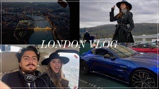 LONDON VLOG | Helicopter ride to Cheltenham Races with Aston Martin & meeting Tom Cruise!
