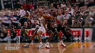 Reggie Miller Just Couldn’t Handle Michael Jordan (1997.04.09)