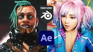 How to Create a Digital Influencer Like:  FN MEKA , Code Miko | Pt 1. Creating 3D Character