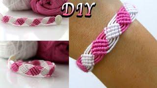 Macrame Bracelet Making with String