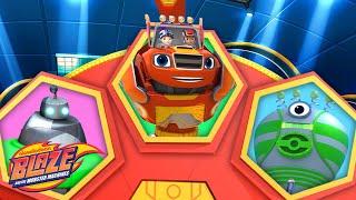 Spin the Robot Blaze Wheel #22 w/ AJ & Trouble Bot!  | Blaze and the Monster Machines