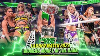 Wwe 2k23 : Women's Money In The Bank - Ladder Match | Wwe Money In The Bank 2023 