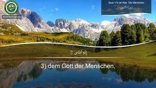 Quran Surah 114 An-Nas (German translation)