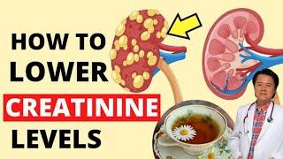 How To Lower Creatinine Levels : Tips for Kidney Disease - By Doc Willie Ong #1364