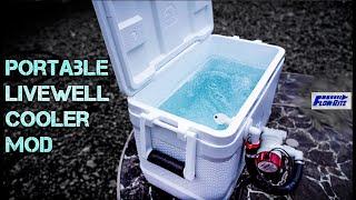 DiY Portable Livewell Cooler | Optimal Setup | Flow-Rite Systems fishing