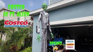 Costco 10 Foot Alien 2024 Halloween Animatronic Review and Unboxing