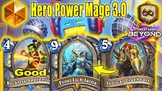 Hero Power Mage 3.0 Deck Is Actually So Overpowered At The Great Dark Beyond Mini-Set | Hearthstone