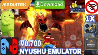 Nyushu Emulator V0.700 • Android Game Test •1x Resolution • One Piece World Red • Mediatek 8050
