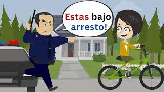 Lisa anda en bicicleta!-  Spanish short Story with Subtitles