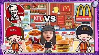 KFC vs McDonald's in Toca Boca  Toca Life World Ideen  Alles Ava Gaming