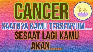 ZODIAK CANCER - LUAR BIASA..AKHIRNYA..HAL INI AKAN MEMBUAT KAMU  TERSENYUM..#zodiak#tarot#cancer