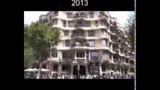 Casa Milà  (La Pedrera) by Antoni Gaudí  .Barcelona