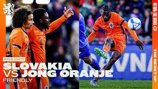 Fought back to 3-3!  | Highlights Slovakia - Jong Oranje