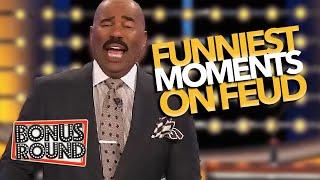 FUNNIEST Steve Harvey Moments & Answers On Family Feud EVER