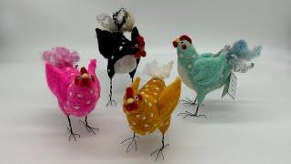 Needle Felt Chicken Tutorial