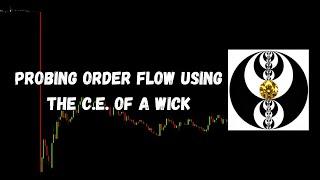 ICT Gems - Probing Order Flow using the C.E. of a Wick