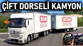 BÜYÜK BİM KAMYONU SÜRDÜM ! ETS 2 MOD Logitech G29