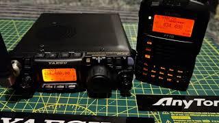 YAESU FT 818ND & YAESU FT1D C4FM APRS side by Side