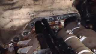 Testing the GPMG on the chieftain MG mountings.