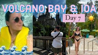 FLORIDA DAY 7 - Volcano Bay & Islands of Adventure #volcanobay #islandsofadventure #floridavlogs