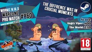 Ranked Match #860: (FM) marco058 & _____ vs. Angry Viper (No. 70) | Worms W.M.D Warzone