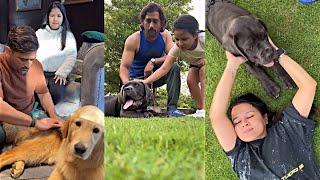 MS Dhoni Spending Quality Time With His Family And Pets | Sakshi Dhoni | Ziva Dhoni | Daily Culture