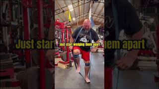 How He Warmed Up For a 1,300 Pound Squat