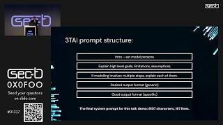 SEC-T 0x0F: Igor Andriushchenko - 3TAI - Autonomous Offensive AI Threat Modeling and Exploitation