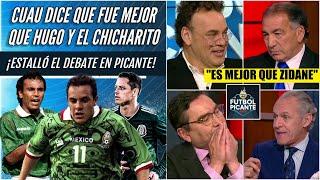 Cuauhtémoc Blanco hace ESTALLAR la mesa de Picante. "Cuau, MÁS GRANDE que Zidane" | Futbol Picante