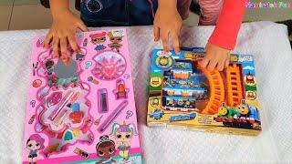 Bermain Mainan Anak Kereta Api mini Odong-Odong Thomas & Friends Bersama Adik Namira Habibie