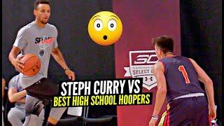 Steph Curry COOKING The Best High School Players In Scrimmages At His OWN Camp!!